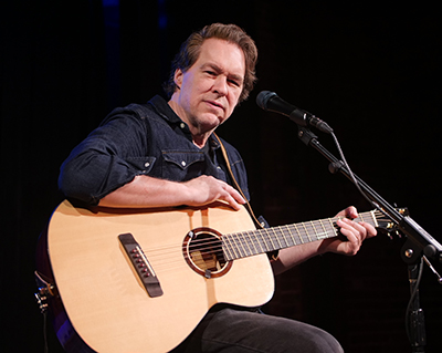 musician with guitar
